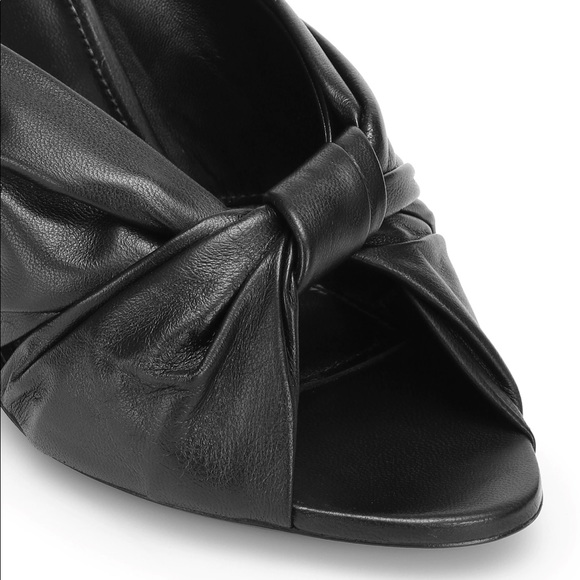BALENCIAGA Drapy Leather Heels - Picture 4 of 11